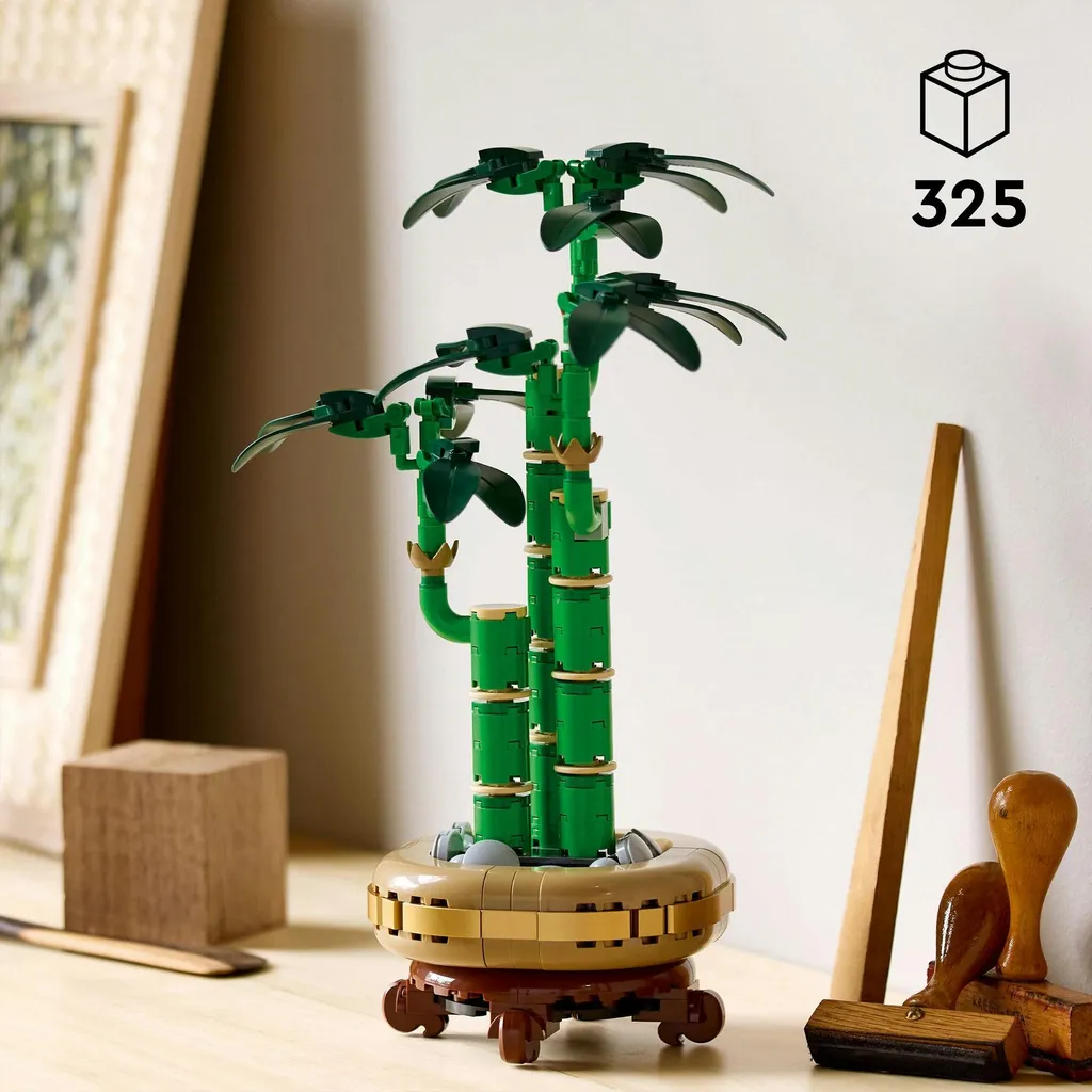 LEGO 10344 Botanicals Bambou de la Chance, Kit de Construction Déco Zen - 15