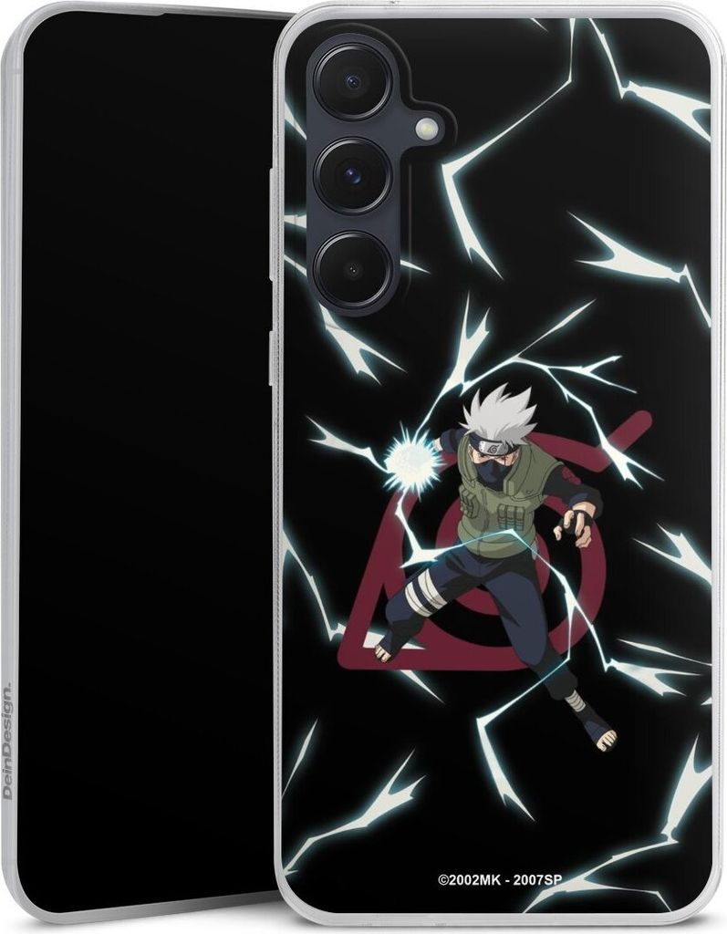 DeinDesign Slim Hülle für Samsung Galaxy A55 5G Silikon Case Ultra Dünn Handyhülle Naruto Shippuden Offizielles Lizenzprodukt Kakashi