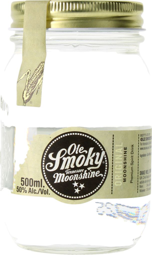 Ole Smoky Moonshine Original 0,5l, alc. 50 Vol.-%, USA Image du produit 