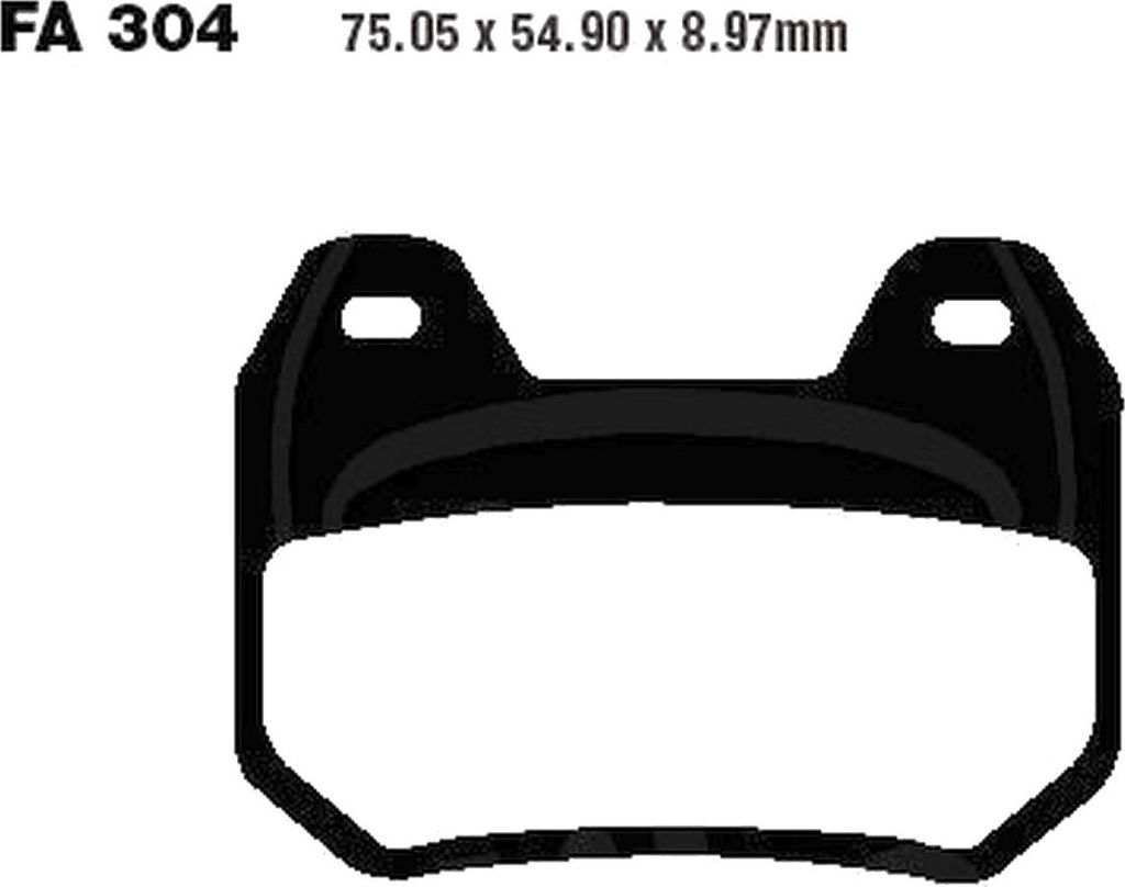 Bremsbeläge Hinterrad für BMW R 1200 CL Baujahr 2003-2005 Bremsklotz von EBC - Neu