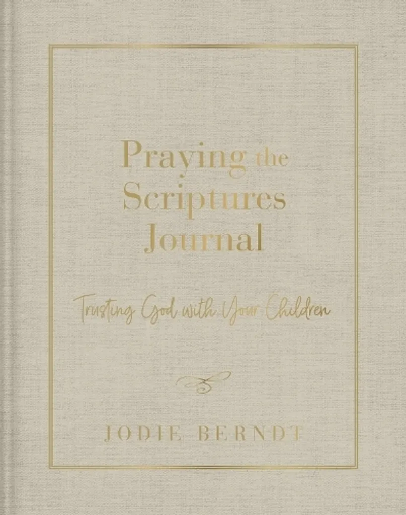 Journal de prière Praying The Scriptures avec reliure luxe et anglais