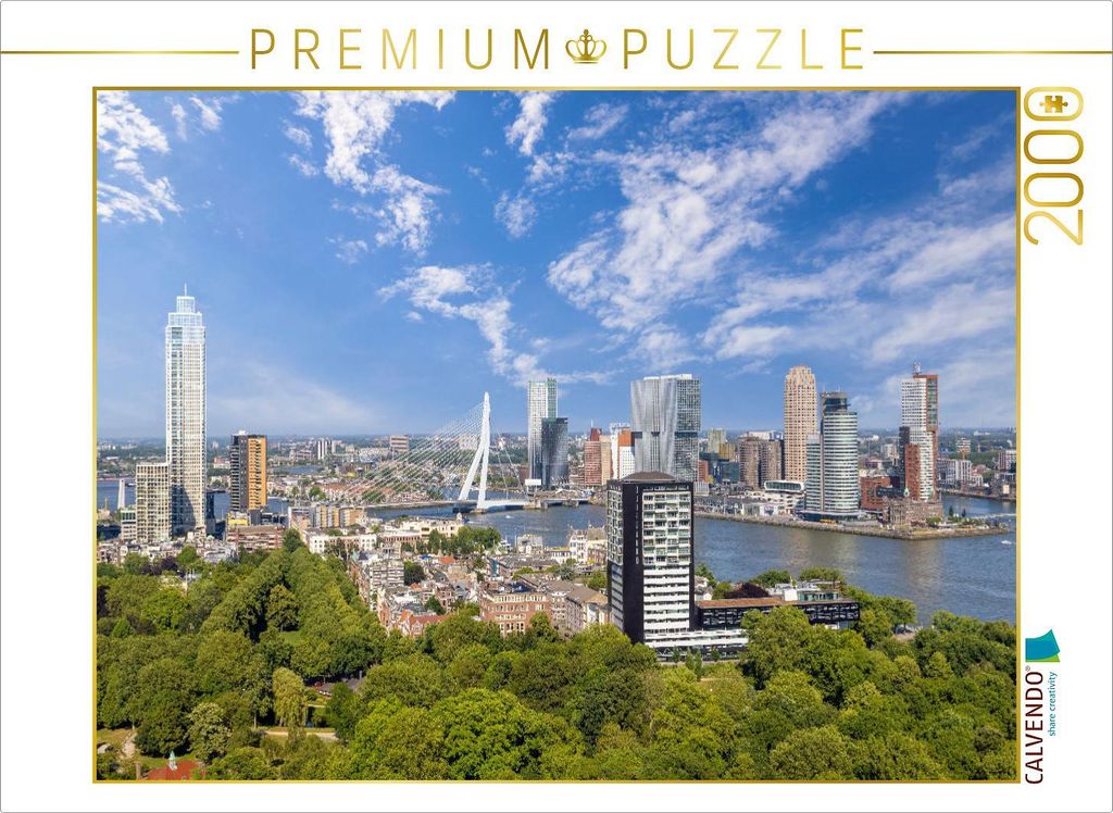 CALVENDO Puzzle Fantastische Rotterdam Impression | 2000 Produktbild 