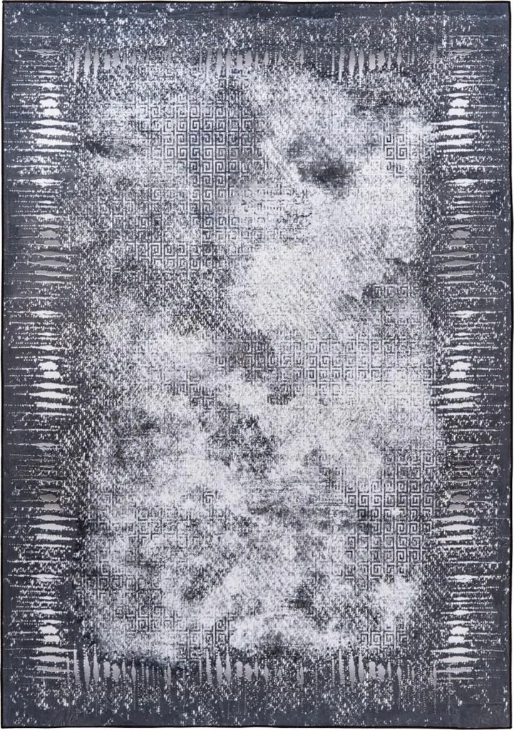 Tapis Gris Facile d'Entretien 120x170 cm - My Tampa 132 Anti-Taches