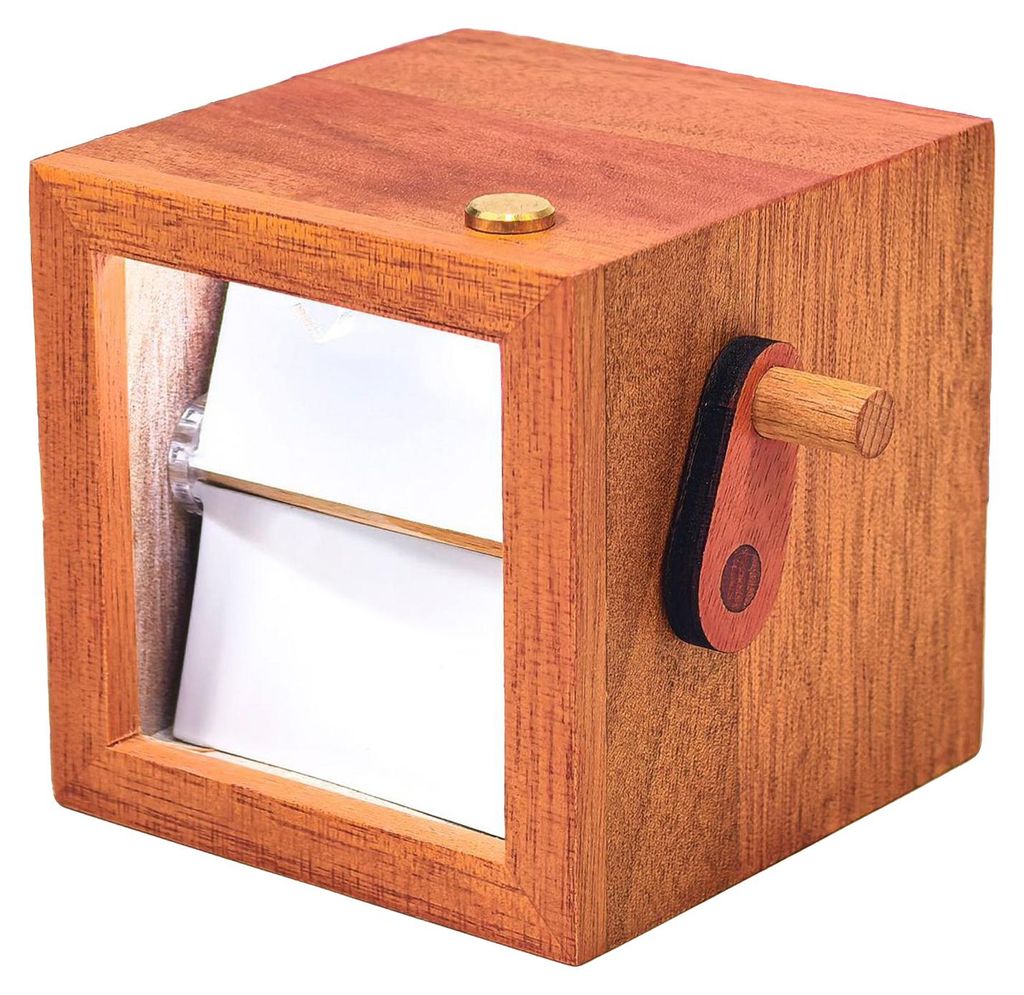 Individuell gestaltbare Foto-Wippbox mit personalisiertem Daumenkino-Rahmen, mechanischer Handkurbel-Fotowender mit Licht – das perfekte Geburtst...