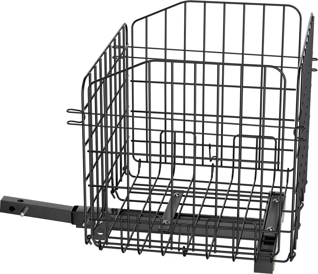 Panier de transport pour scooter électrique senior et PMR pliable noir