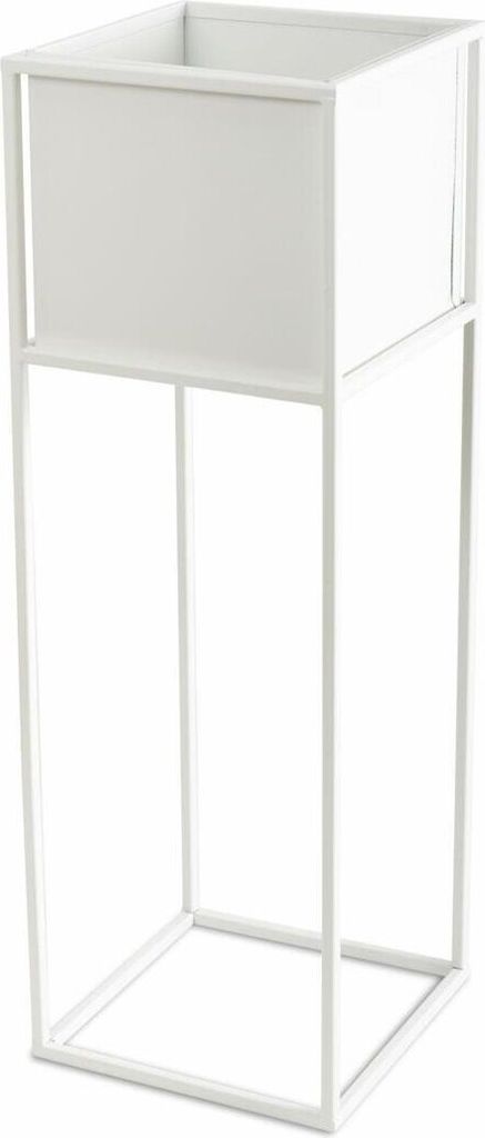 Moderner Blumenständer weiß 70 cm GLAM Produktbild 1