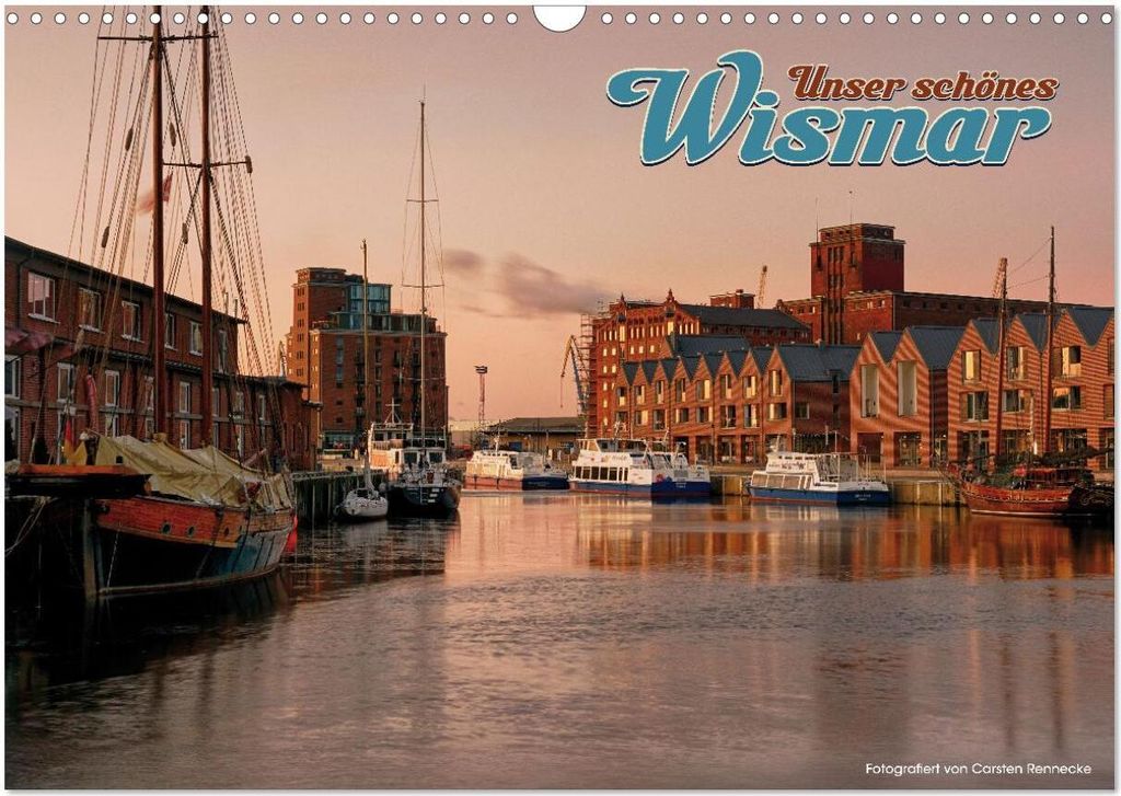 Unser schönes Wismar (Wandkalender 2026 DIN A3 quer), CALVENDO Monatskalender