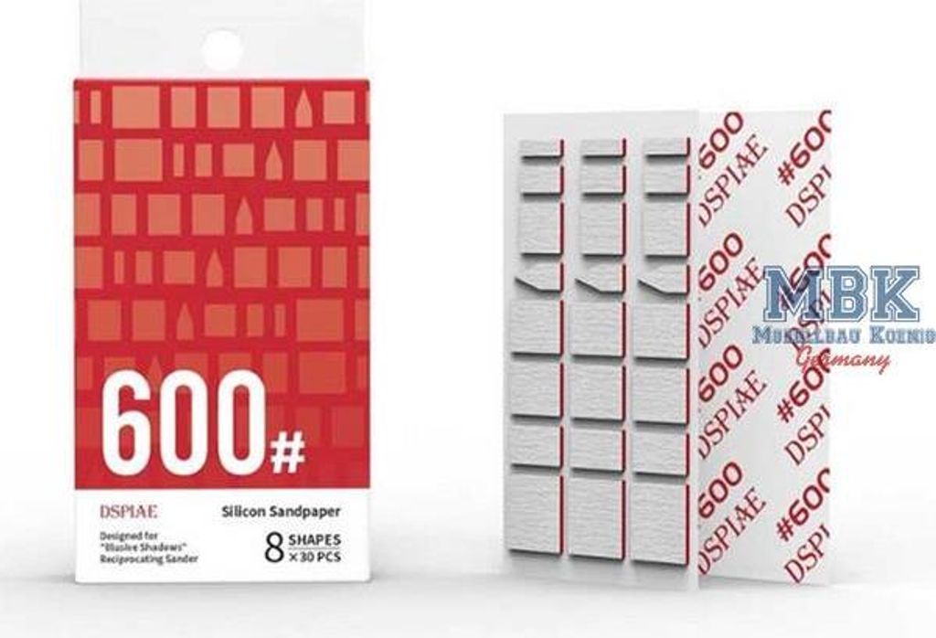 DSPIAE DSP-SS-ES06 DSPIAE Papier ścierny krzemowy #600 Zdjęcie produktu 