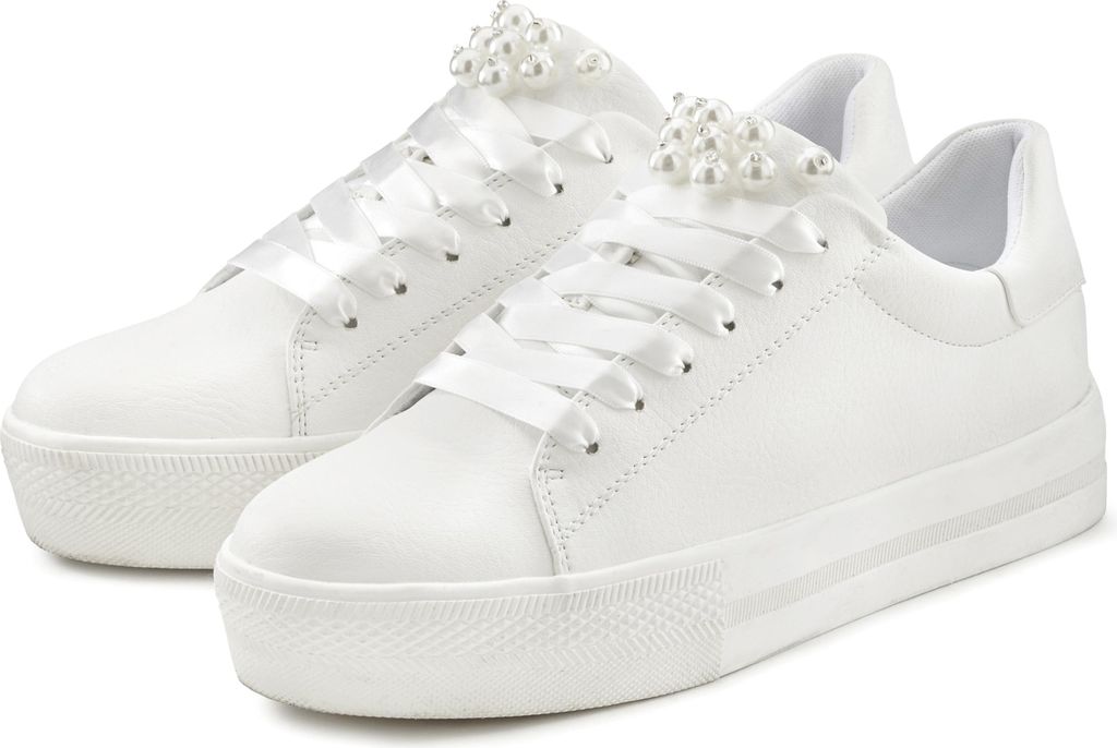 LASCANA Sneaker weiß Größe 42 Produktbild 