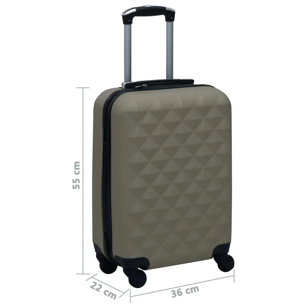 Valise cabine trolley anthracite ABS pour déplacements professionnels - 7