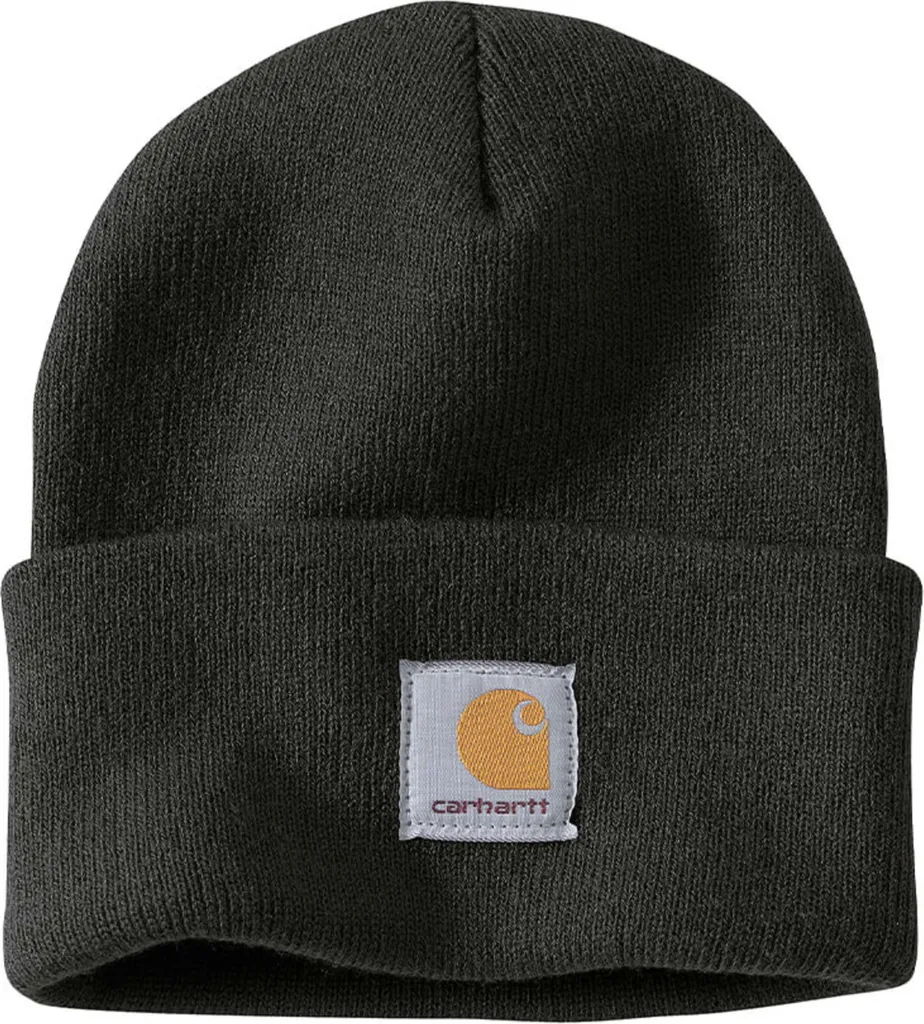 Carhartt A18 Watch Hat Black | Cappello da Lavoro Invernale Resistente