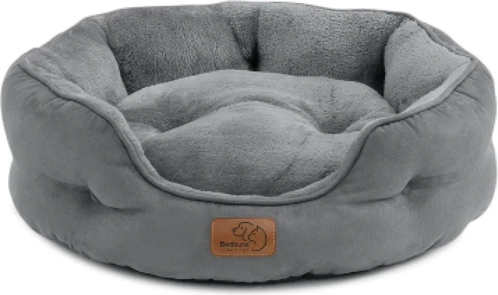 Cuccia Gatto 51x48x15cm Lavabile | Letto Morbido Grigio con Cuscino