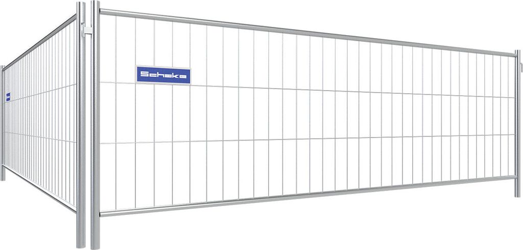 Schake Mobilzaun Standard Element mit Haken und Ösen 3,5x1,2m