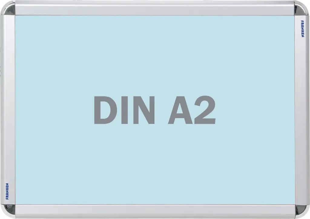 Cadre interchangeable robuste 32 mm en Aluminium Argent 46x63 cm