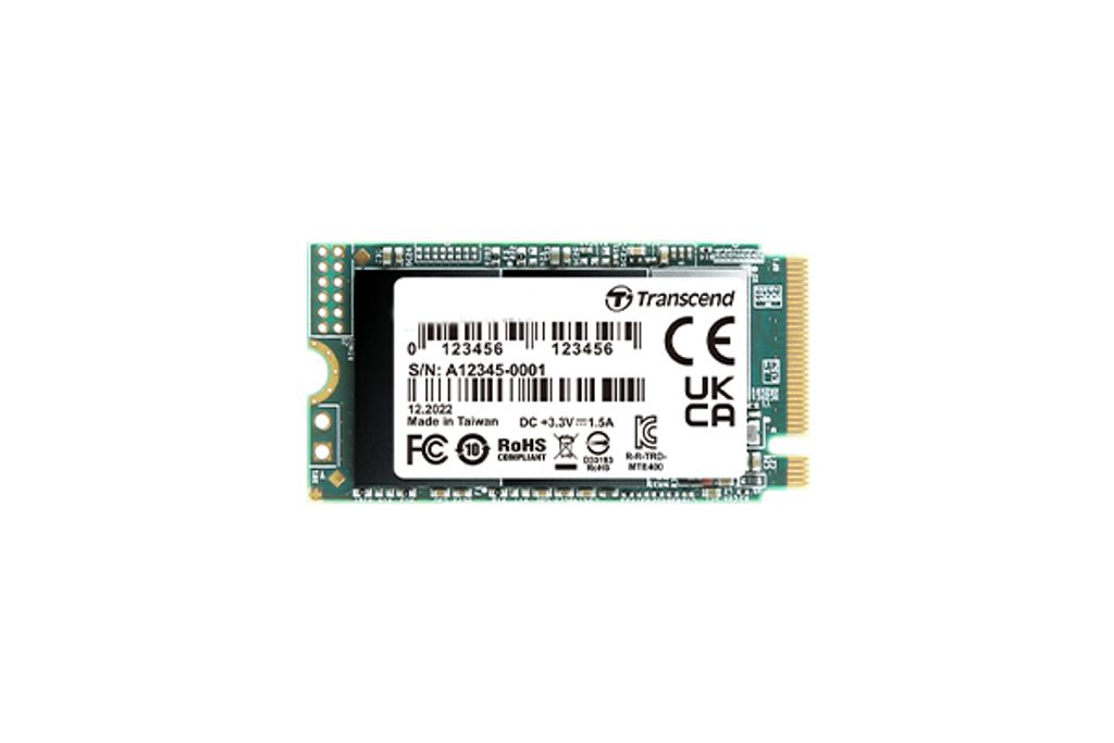 Transcend MTE400S - SSD - 256 GB - intern - M.2 2242 - PCIe 3.0 x4 (NVMe)