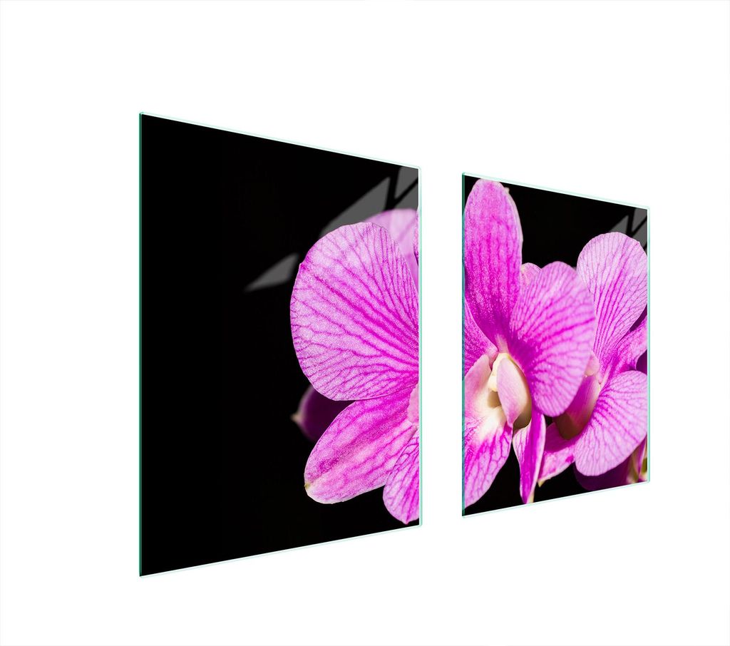 Glasschutzplatte Für Herd 85X52 Orchidee