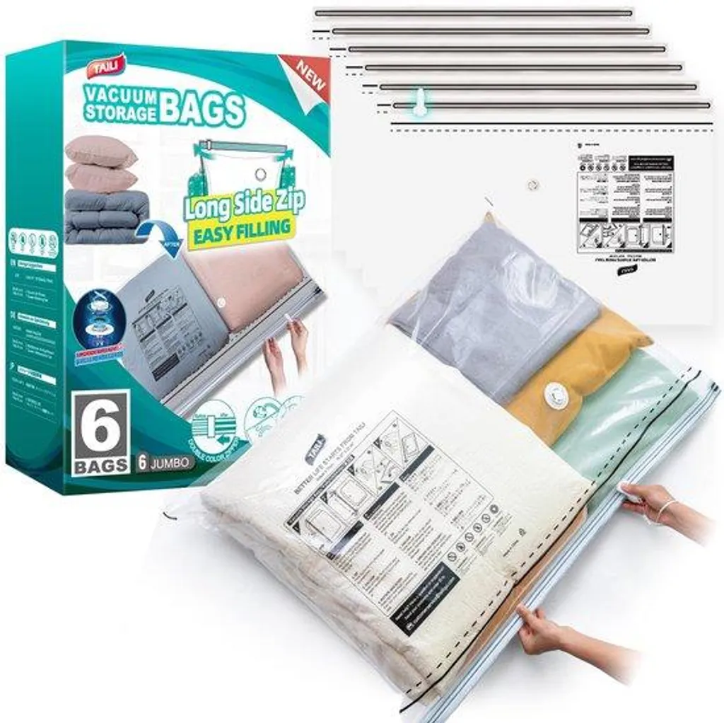 Organisateur de voyage étanche et compact pour valise - Lot de 6 pièces
