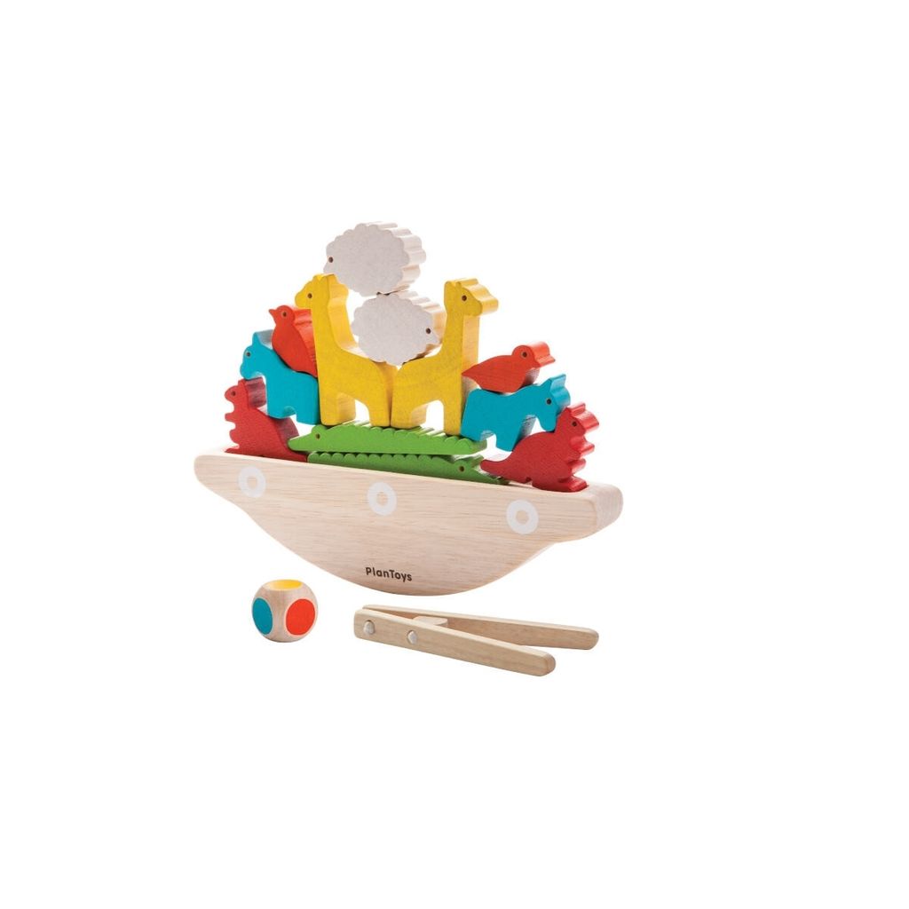 PlanToys Holzspielzeug Balancierendes Boot
