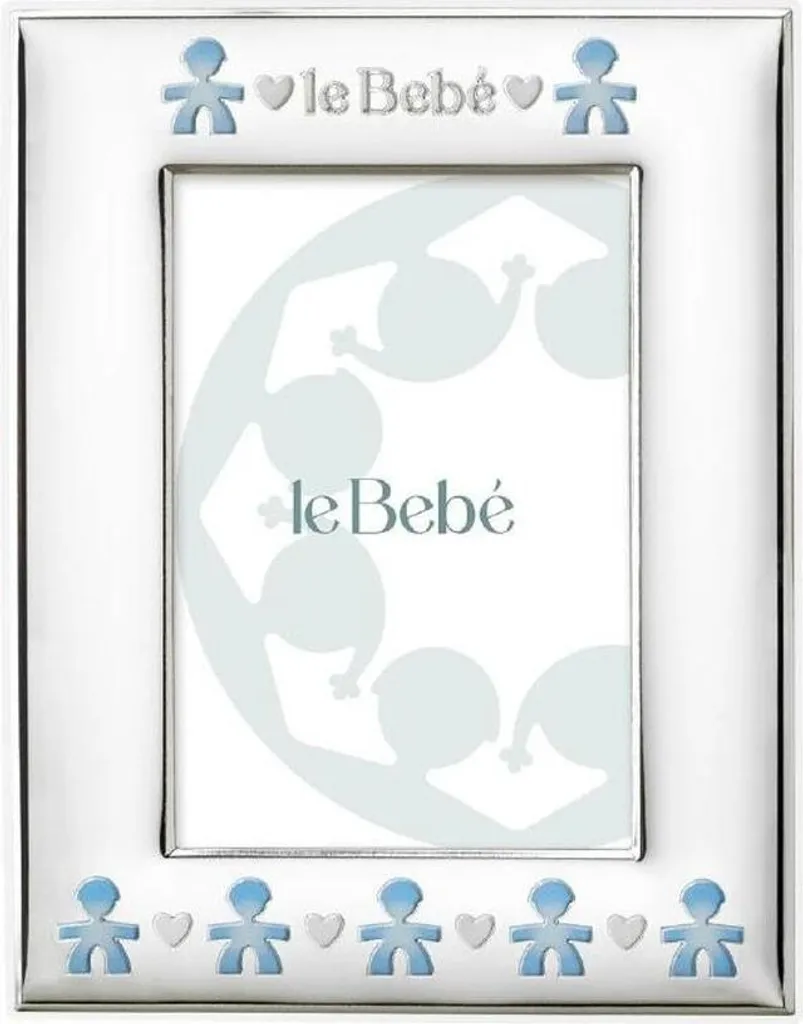 Cadre Photo Bébé Argenté leBebe LBC003 - Cadeau Naissance Idéal
