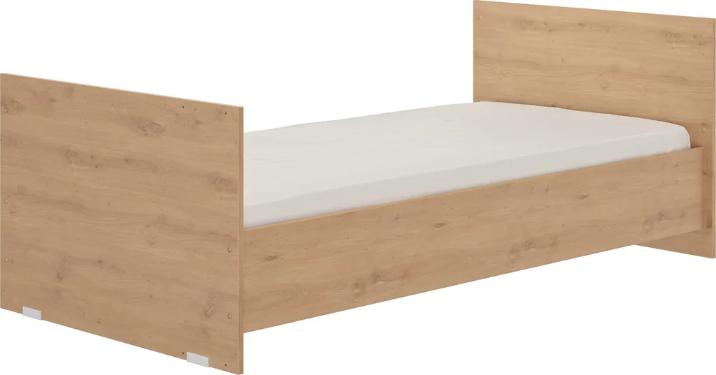 Petit espace ? Lit surélevé Arthur chêne et blanc, la solution gain place - 7