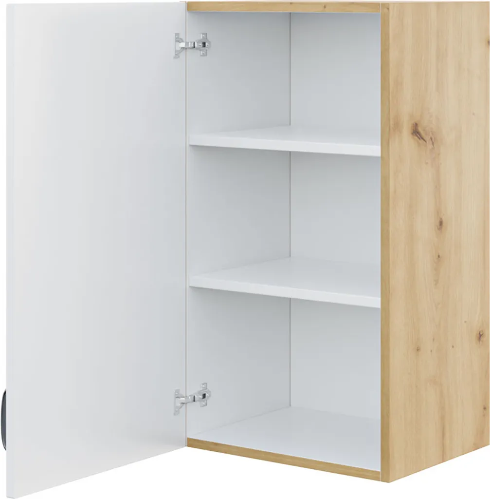 Placard de cuisine mural blanc FRYZIA 40 cm - Élément haut ergonomique
