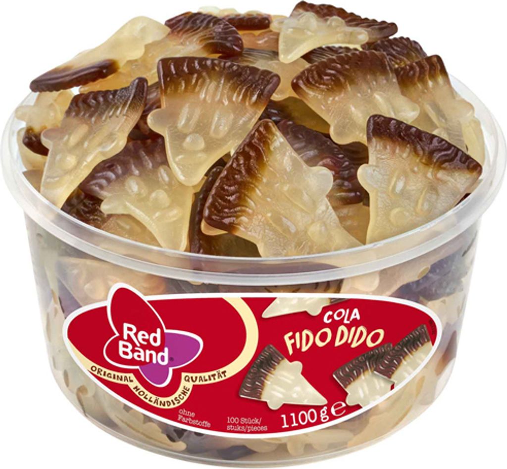Red Band Fido Dido ovocné žuvačky komiksové postavičky s Obrázok produktu 