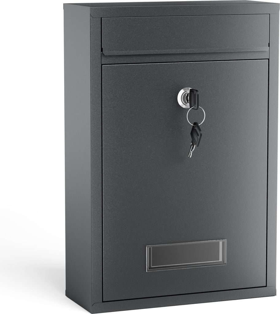 Wiltec Boîte aux lettres murale verrouillable V2 anthracite Image du produit 
