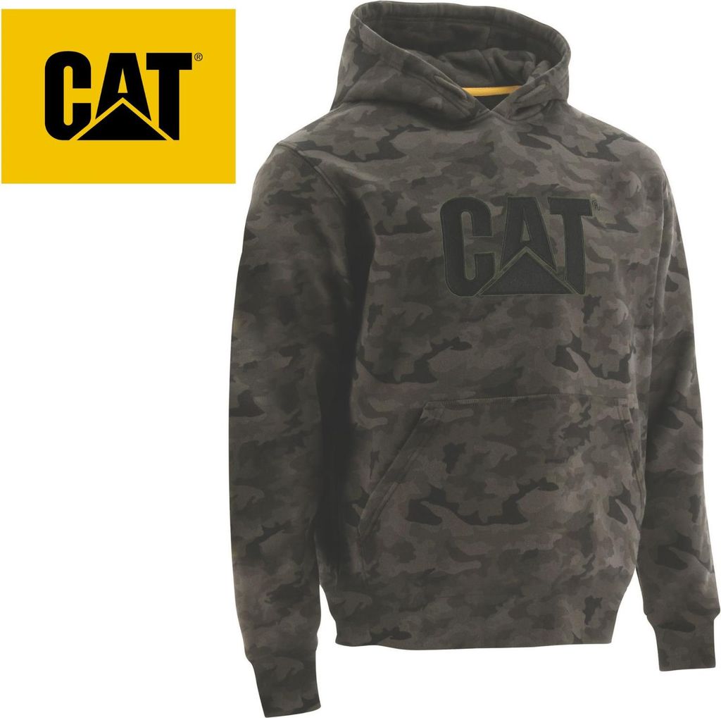 CAT by Caterpillar Hoodie M Camo Kapuzenpullover Pulli Produktbild 