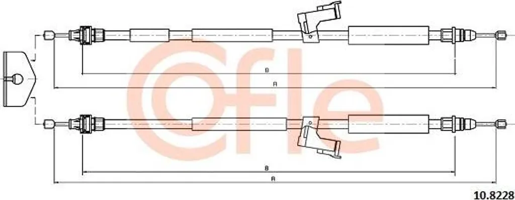 Réparer frein à main bloqué Volvo V50 S40 C30 avec câble OE 31340068