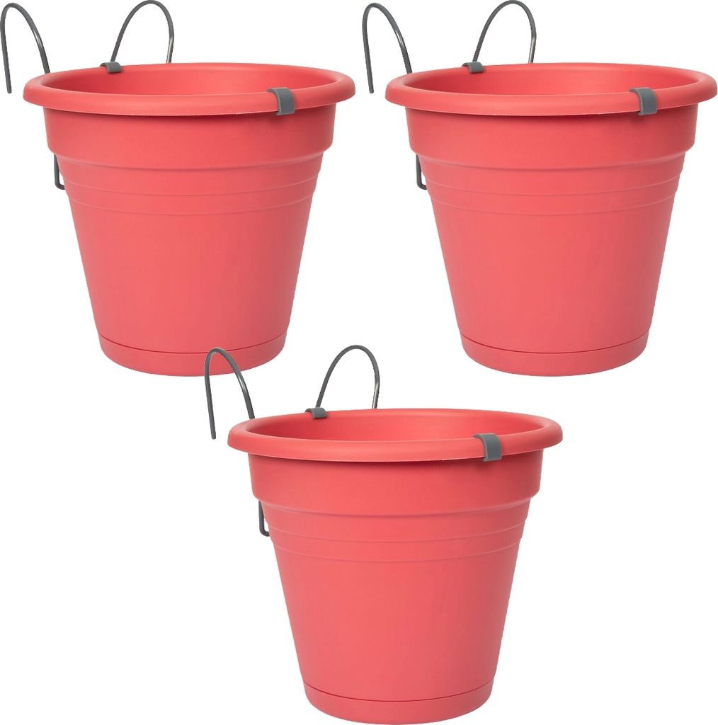 3 x plastový závesný kvetináč - kvetináč na záhradu, Obrázok produktu 