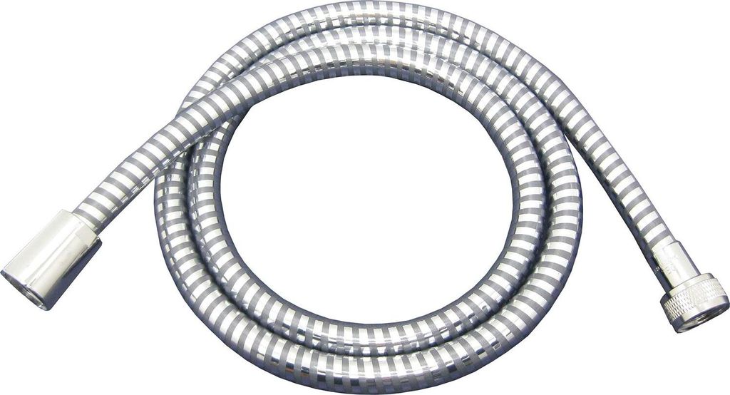 Brauseschlauch 125 cm silber Chrom Z040720-00010 - flexibler Duschschlauch