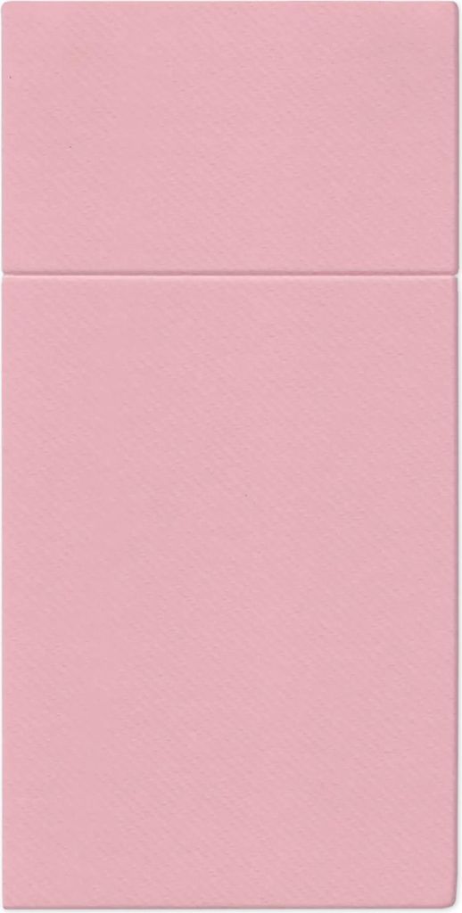 Premium Airlaid Besteck-Serviettenbeutel, Rosa, 40 x 40 cm, 25 Stück.