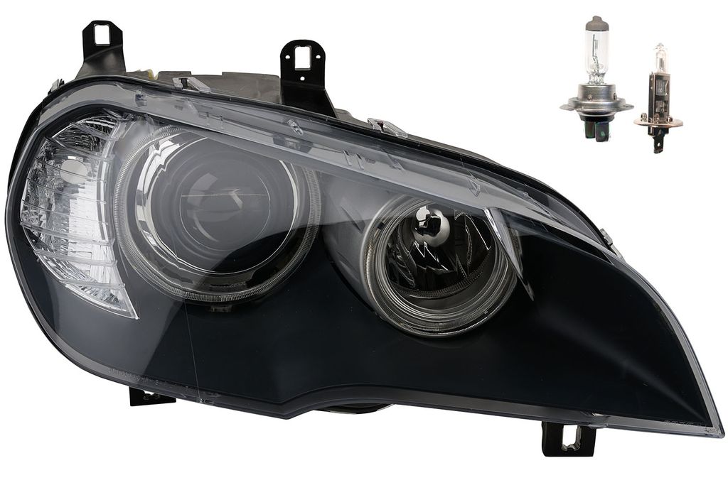 Johns, Scheinwerfer HSW Halogen Rechts passend für BMW X5 E70 mit LWR mit Leuchtmitteln 63127278046 63127158928