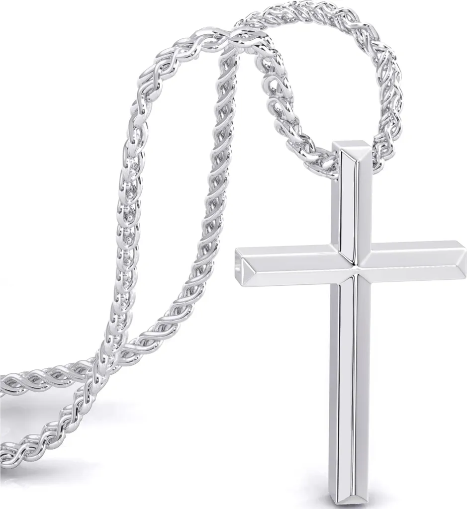 Collana Robusta Uomo SERASAR Trust Acciaio Argento 50cm Impermeabile