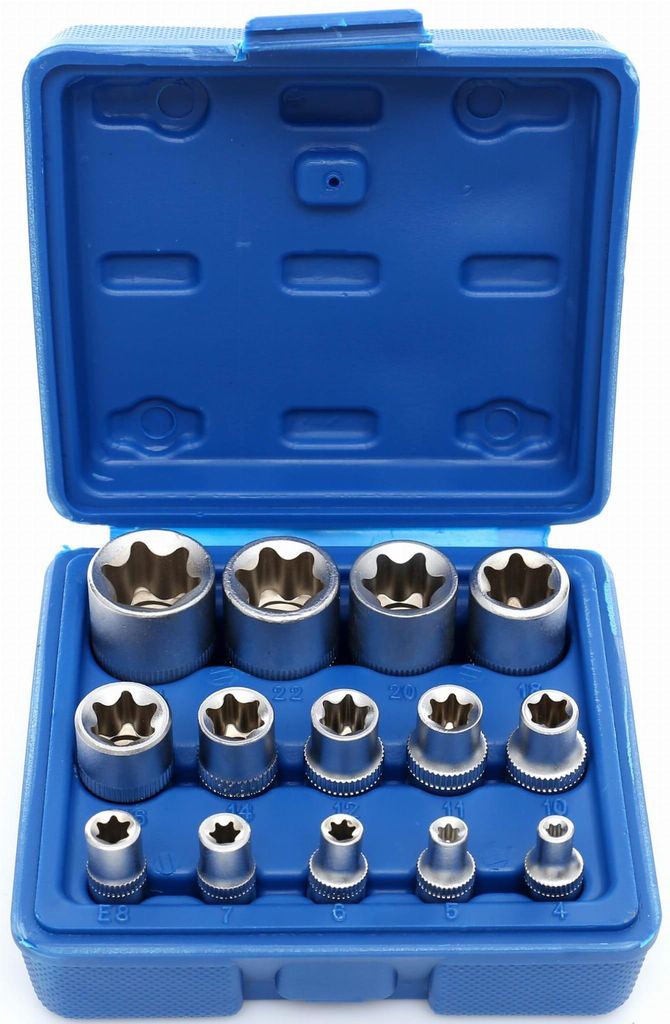 KRAFT&DELE Sada nástrčných hlavic TORX 14ks KD10335 Obrázek produktu 