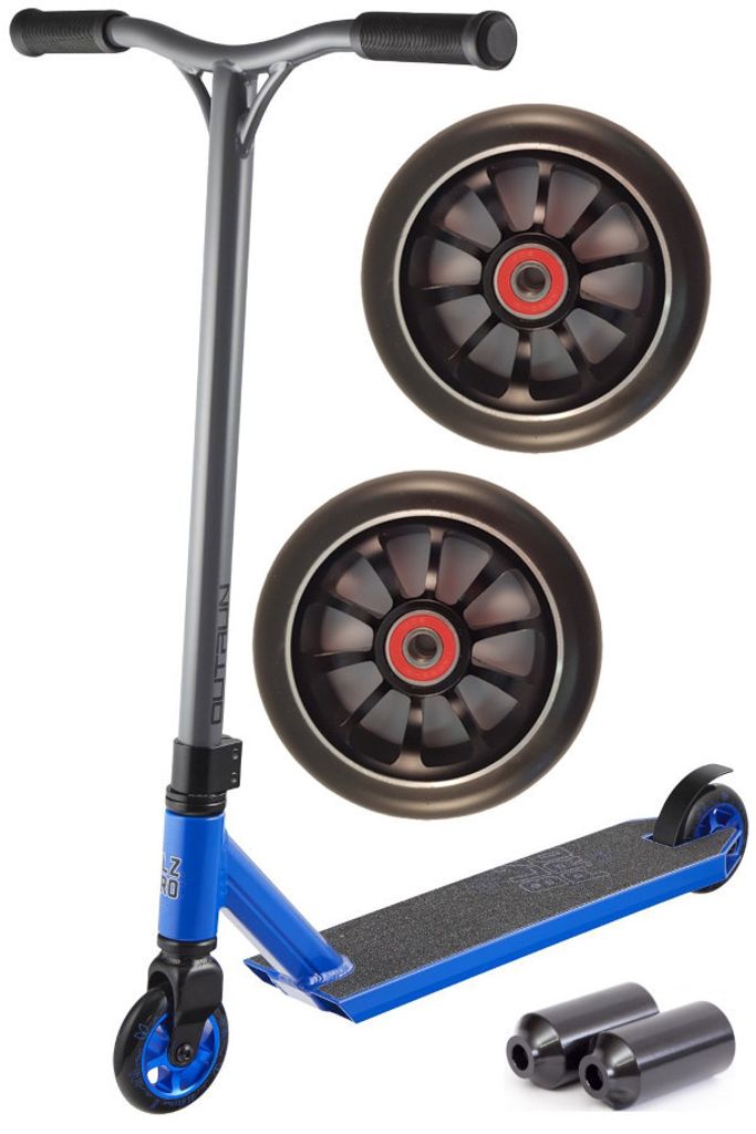 Blazer Pro Outrun Combo Stunt Scooter Blau 110mm Laufräder IHC-Kompressionssystem Pegs