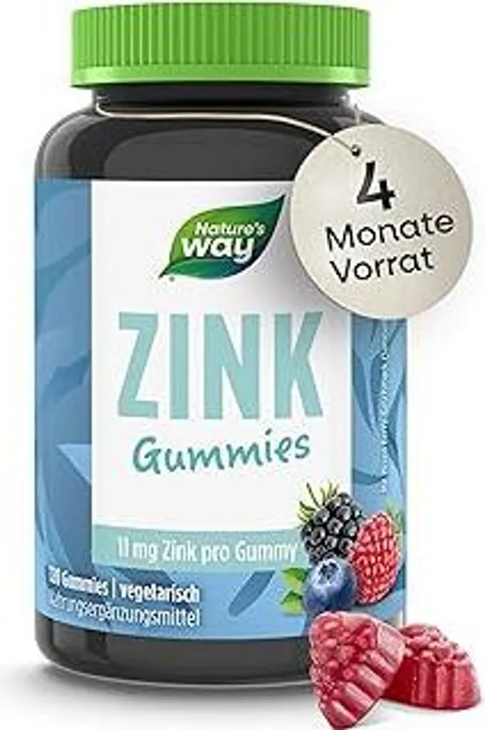 Integratore Zinco Pelle e Unghie | 120 Gommose Alto Dosaggio