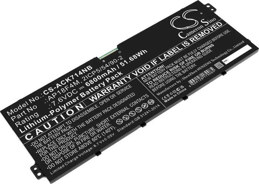 Réparer autonomie Acer Chromebook 714 et 715 avec batterie Techtek neuve