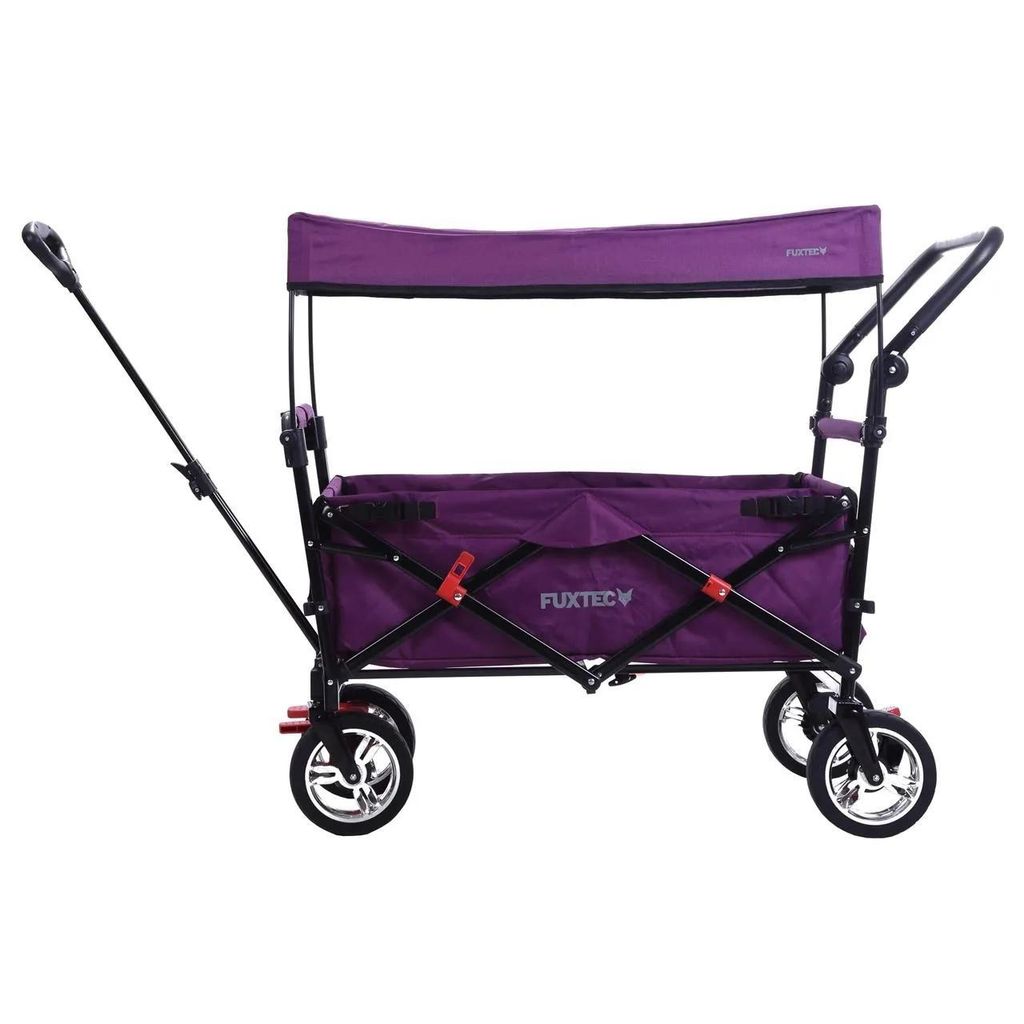 FUXTEC Bollerwagen Purpur FX-CT700 - mit Sonnendach | bis Produktbild 