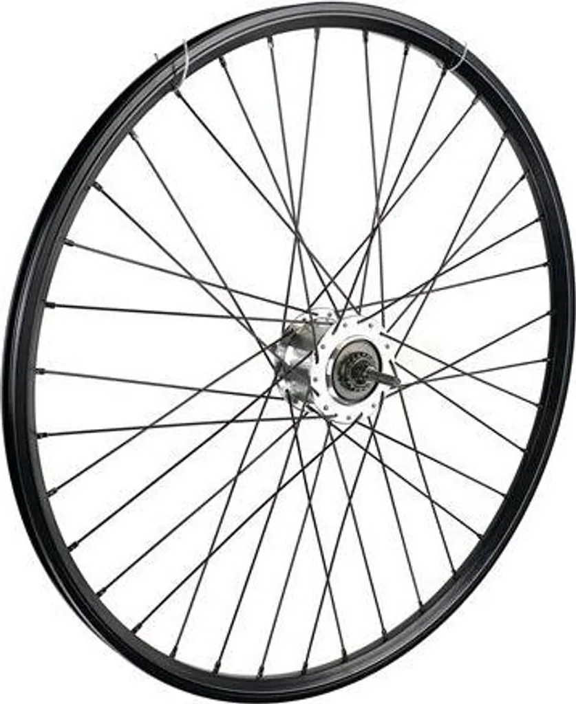 Roue de Vélo Arrière 28 Pouces 622 Noire avec Frein à Disque 8 Vitesses