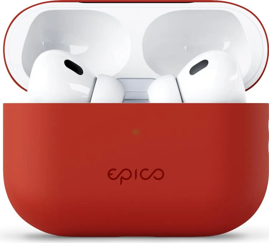 Epico Silicone Case AirPods Pro 2 Rouge - Coque de Protection Premium
