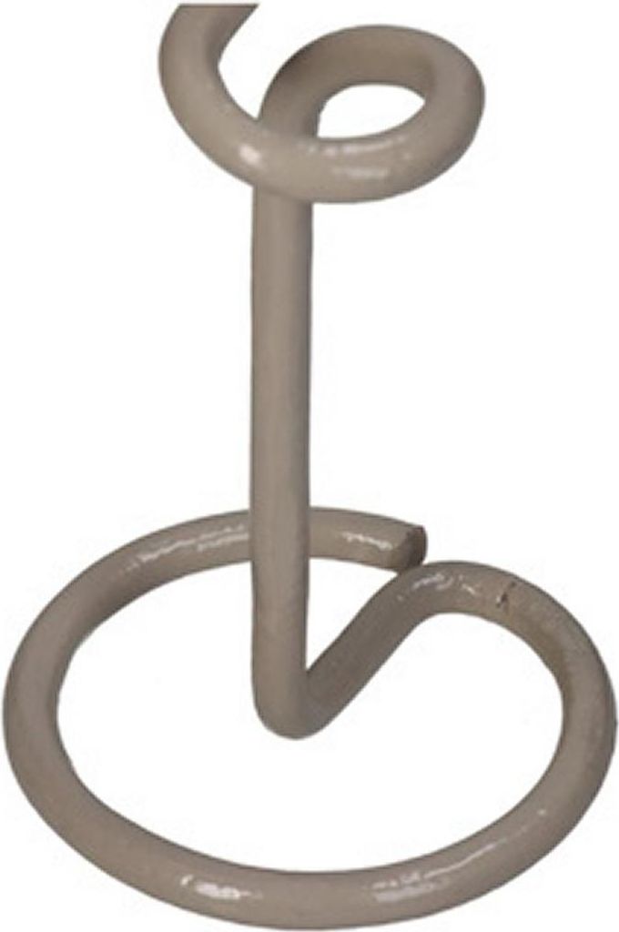 Kersten Kandelaar Metaal Beige 8x8x40 cm