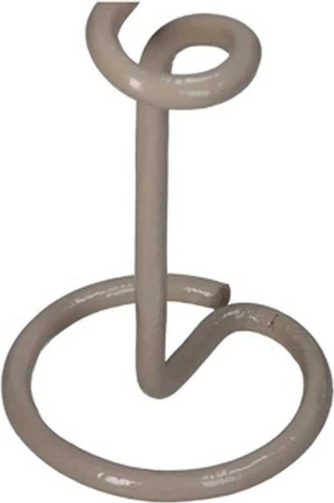 Bougeoir stable en fer beige 40 cm kandelaar sécurisé pour table