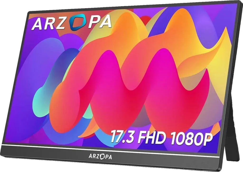 ARZOPA Moniteur Portable 17,3 Pouces : Fini le Petit Écran de Laptop