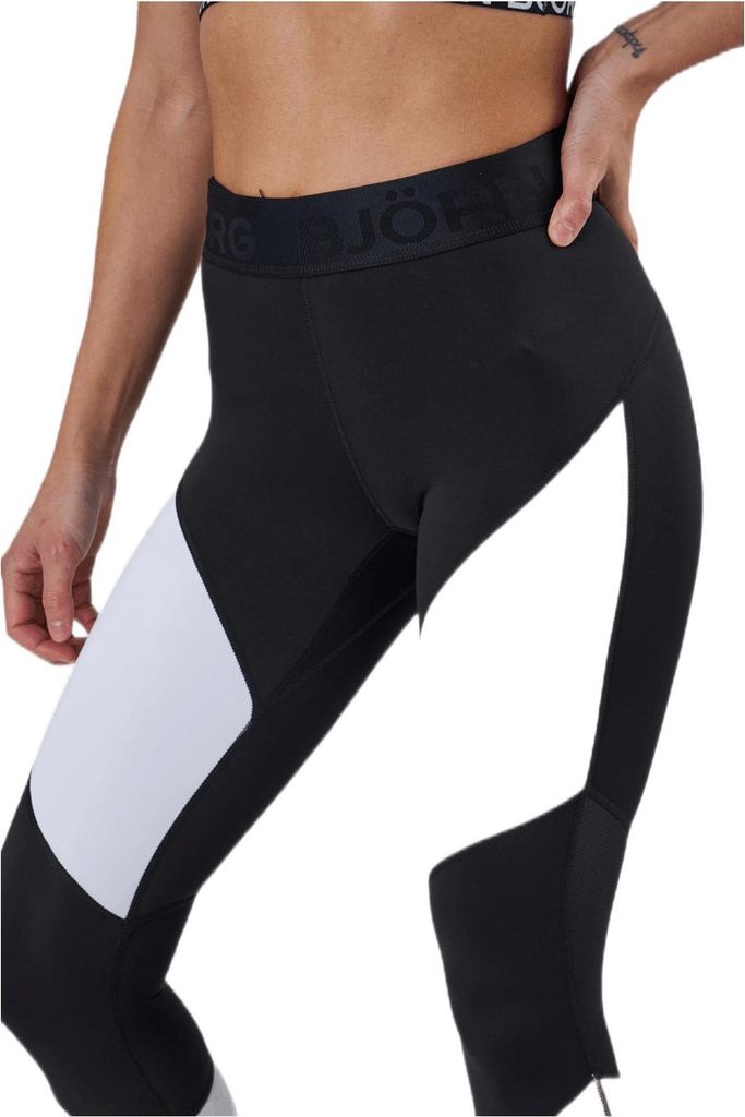 Björn Borg - Damen - Normale Blockstrumpfhosen - Bunt/Schwarz/Weiß - Gr. 38