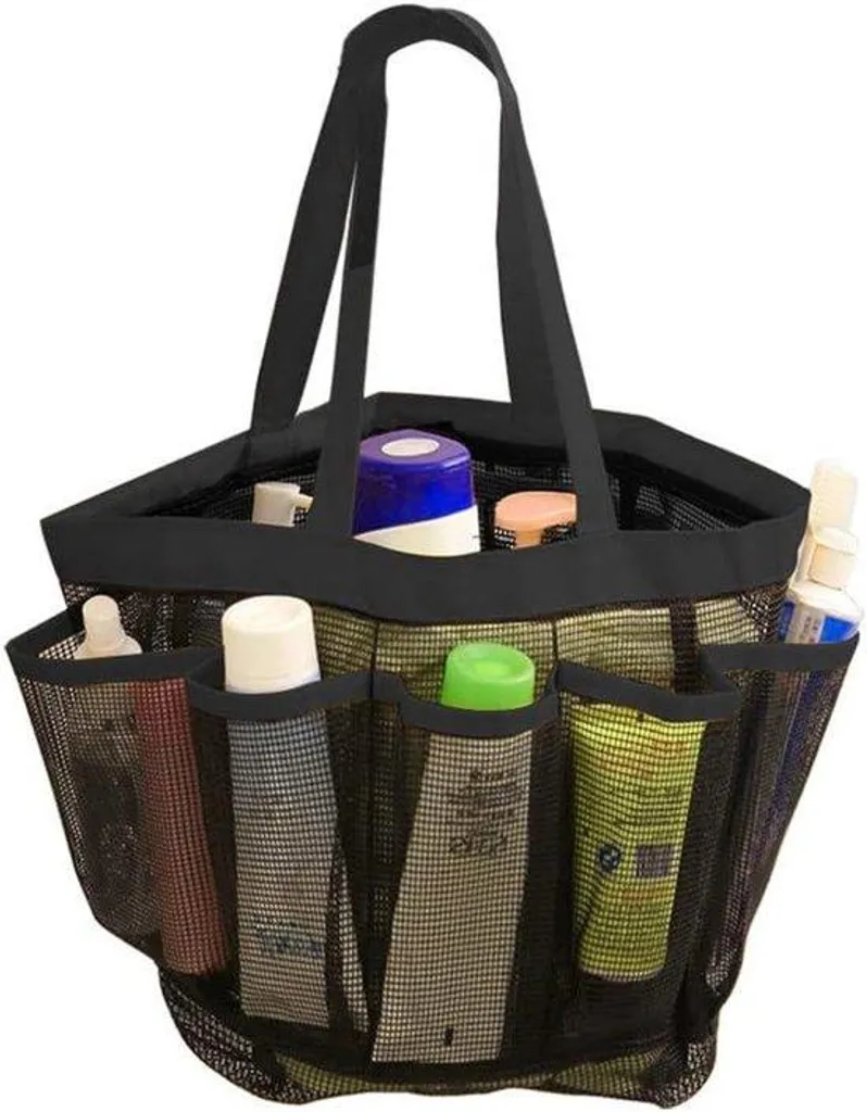 Nécessaire de toilette noir compartimenté pour homme et femme - Voyage