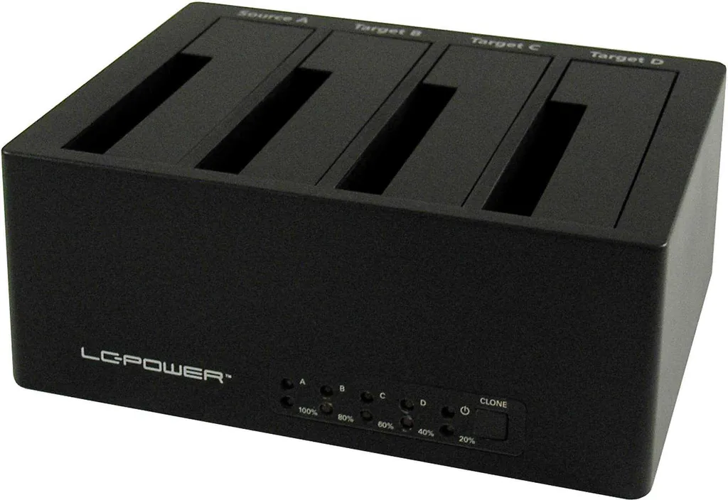 Station LC Power LC-DOCK-U3-4B pour Sauvegarde et Clonage Disque Dur