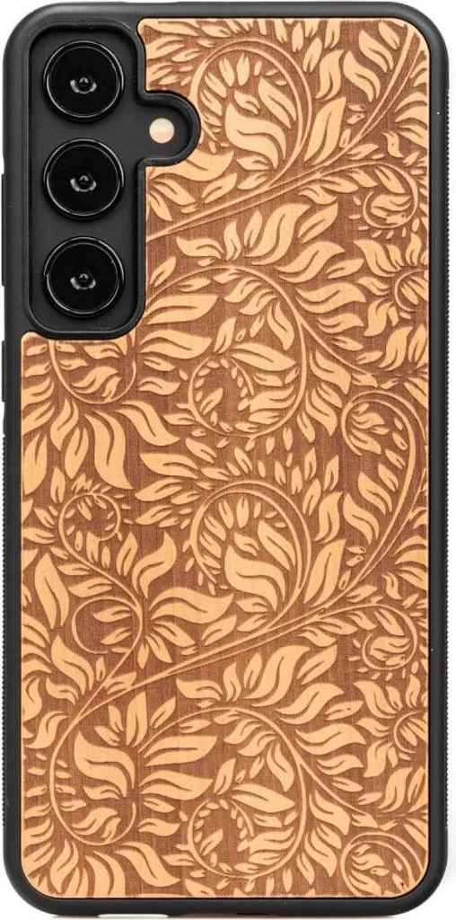 Custodia Samsung S24 FE 5G Bewood Apfelblätter | Storia di Legno e Design