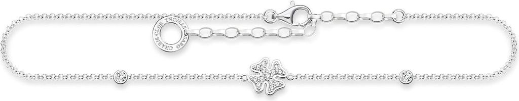 Thomas Sabo Damen Fusskette Kleeblatt silber AK0023-051-14-L27V