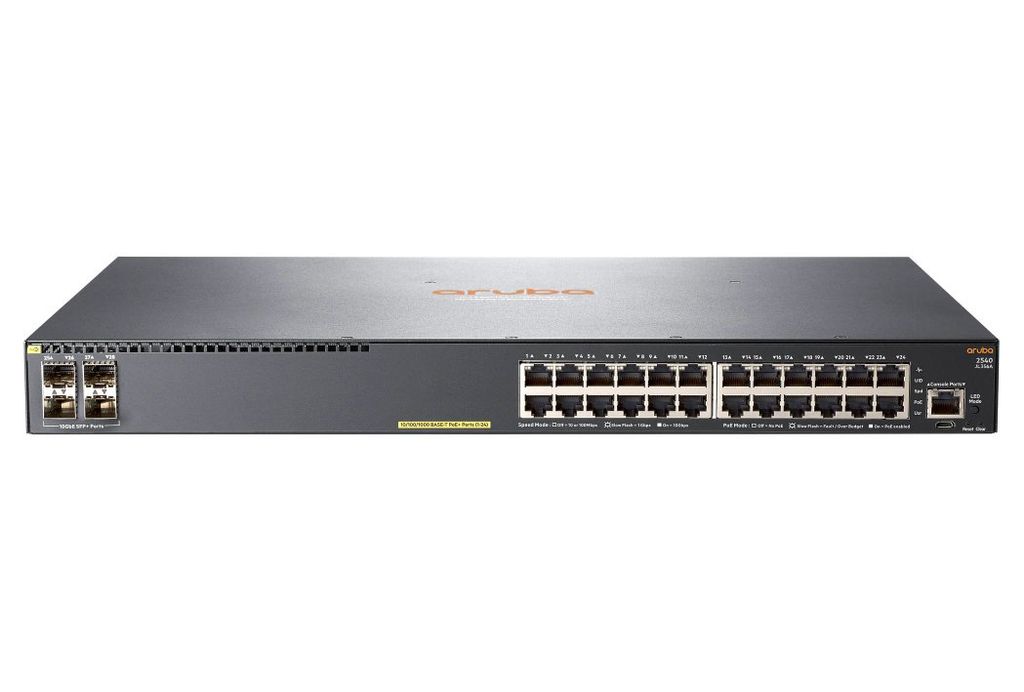 HPE Aruba Networking Aruba 2540 24G PoE+ 4SFP+, gestito, Immagine del prodotto 